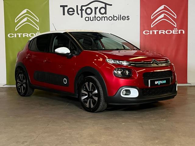 Citroen C3 1.2 C3 FLAIR PURETECH S/S Hatchback Petrol RED