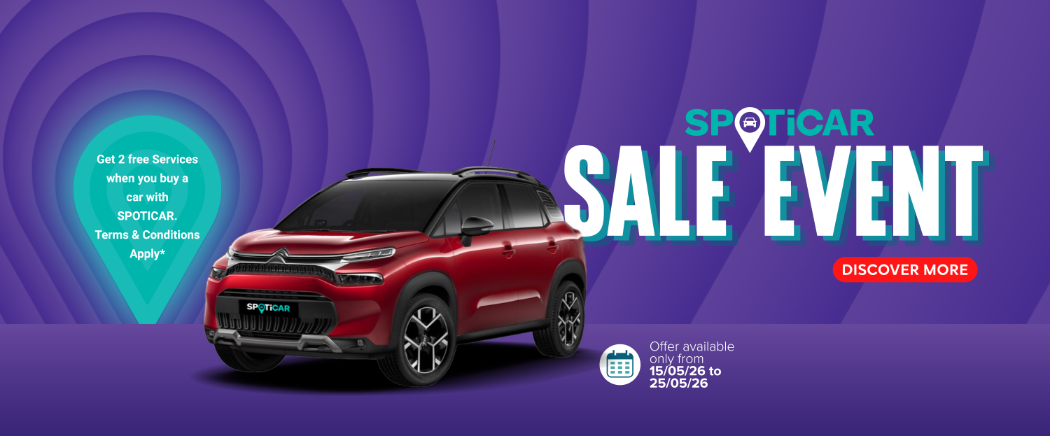 SPOTICAR SALES EVENT